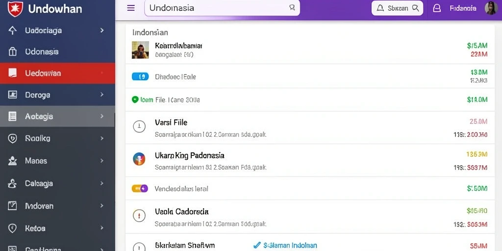 Tampilan antarmuka aplikasi yang menarik dan user-friendly.