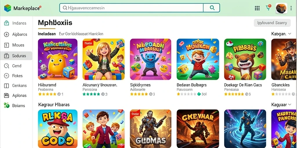 Tampilan antarmuka yang sederhana dan menarik.