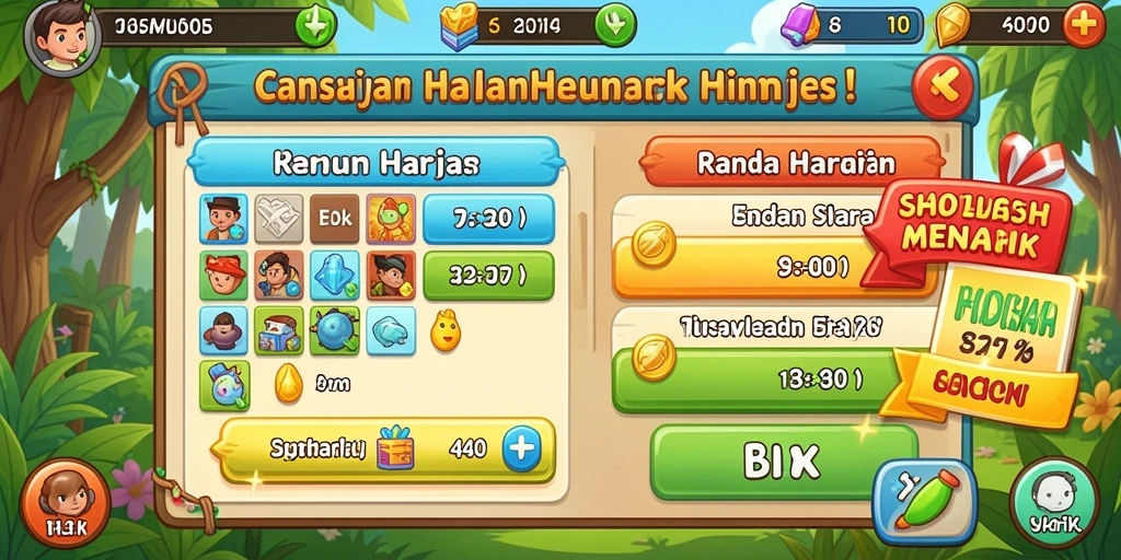 Tampilan antarmuka yang menarik dan intuitif.