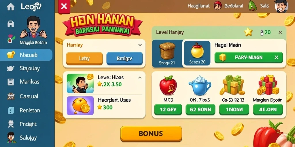 Tangkapan layar menampilkan grafis yang memukau dari DUNIAROYAL.