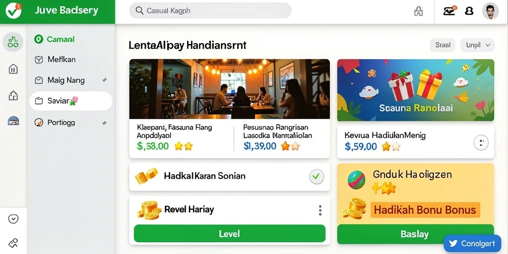 Tampilan antarmuka pengguna yang intuitif.