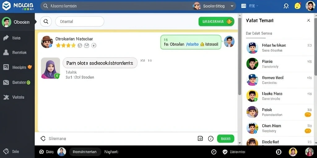 Tampilan antarmuka yang intuitif dan menarik.