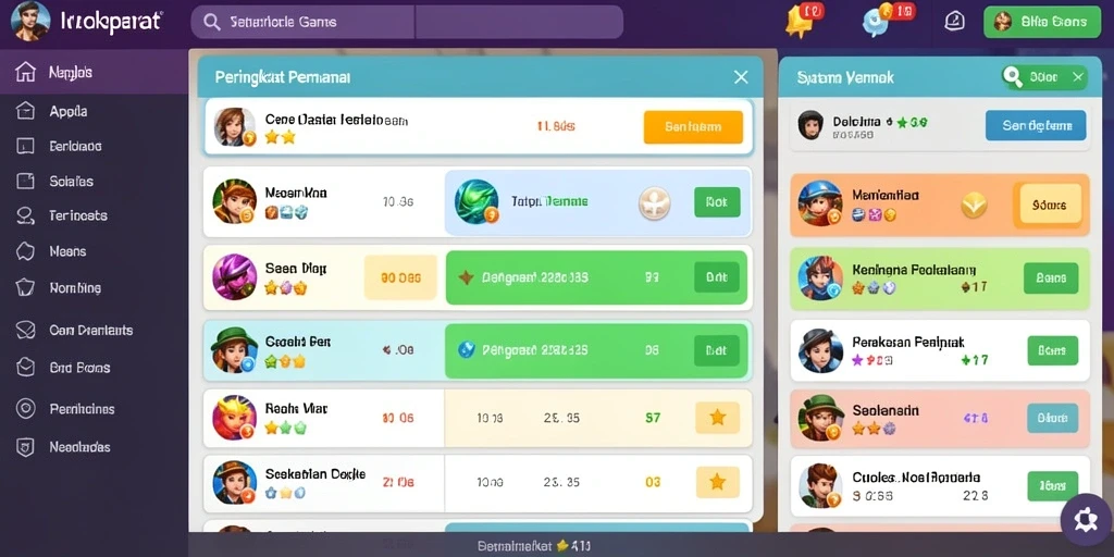 Tampilan antarmuka HOKIGAME yang sederhana dan intuitif.
