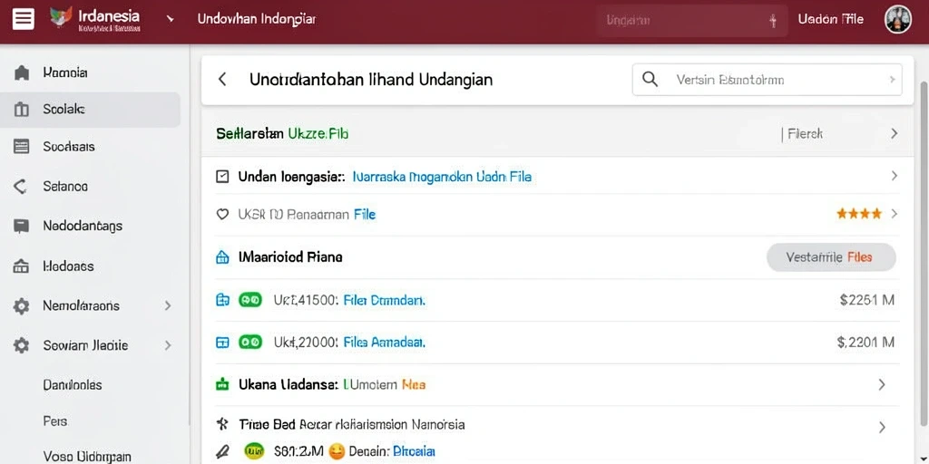 Tampilan antarmuka yang intuitif dan ramah pengguna.