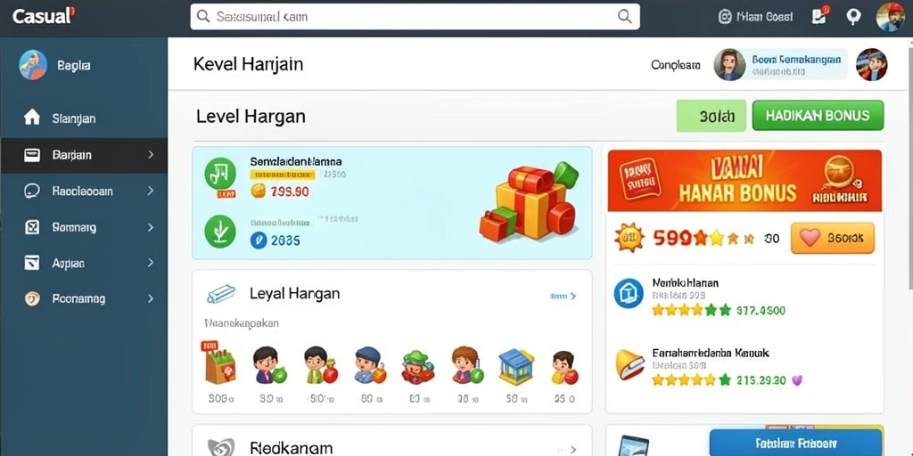 Antarmuka pengguna yang menarik dan mudah digunakan.