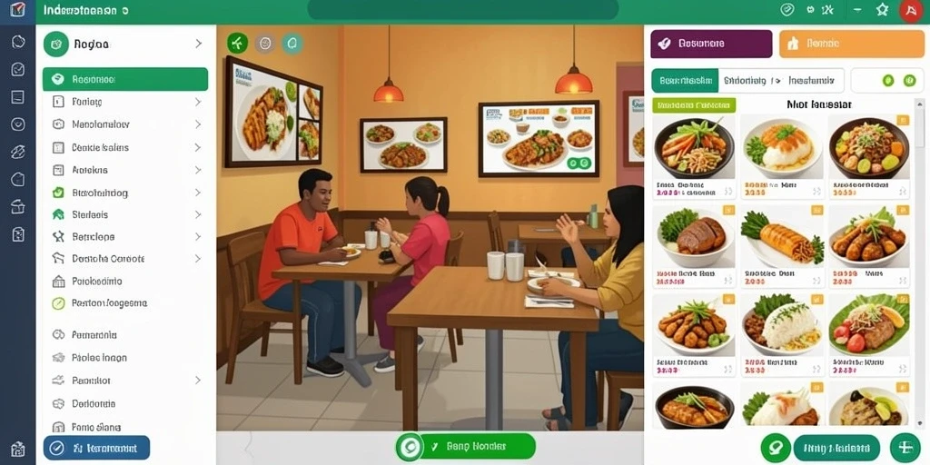 Tampilan antarmuka yang ramah pengguna dan menarik.