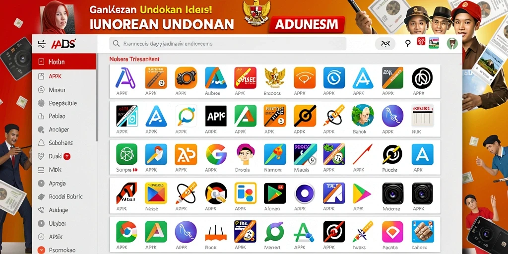 Screenshot menunjukkan tampilan level yang penuh warna.