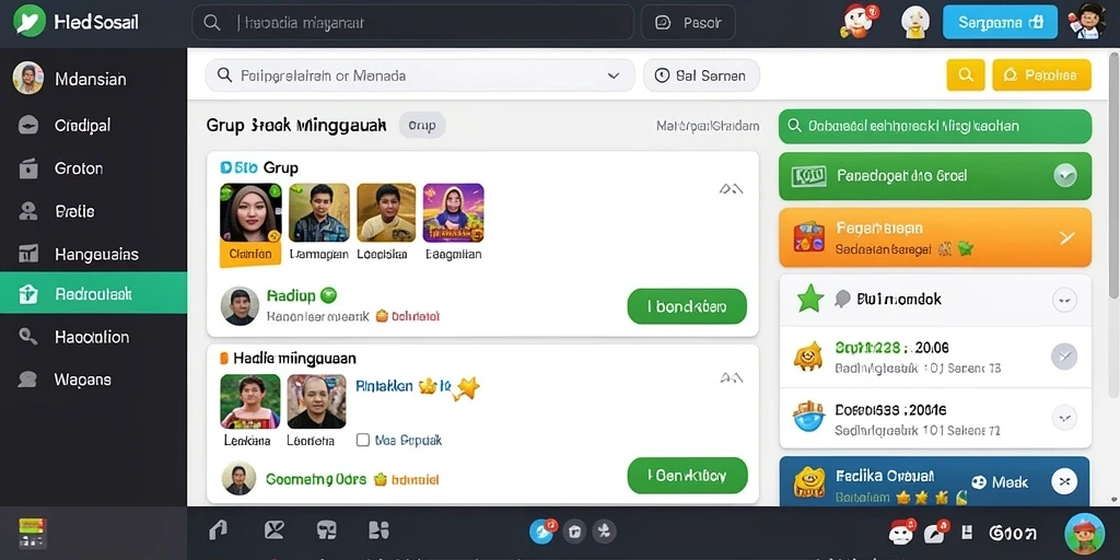 Tampilan antarmuka yang user-friendly dan menarik.