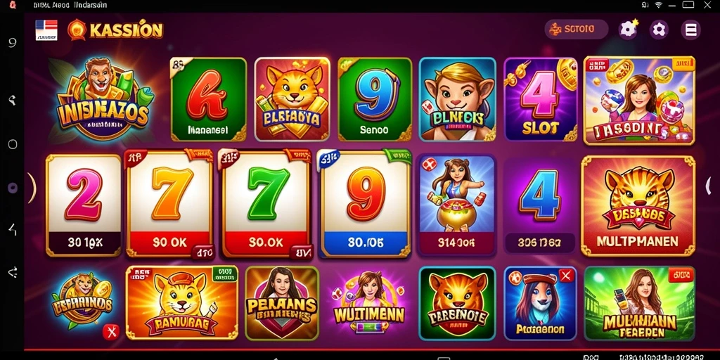 Tampilan awal aplikasi ROYALPLAY yang memikat.