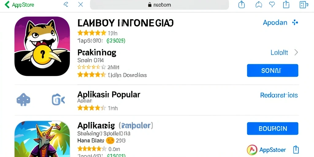 Tampilan awal permainan yang menarik dan dinamis.