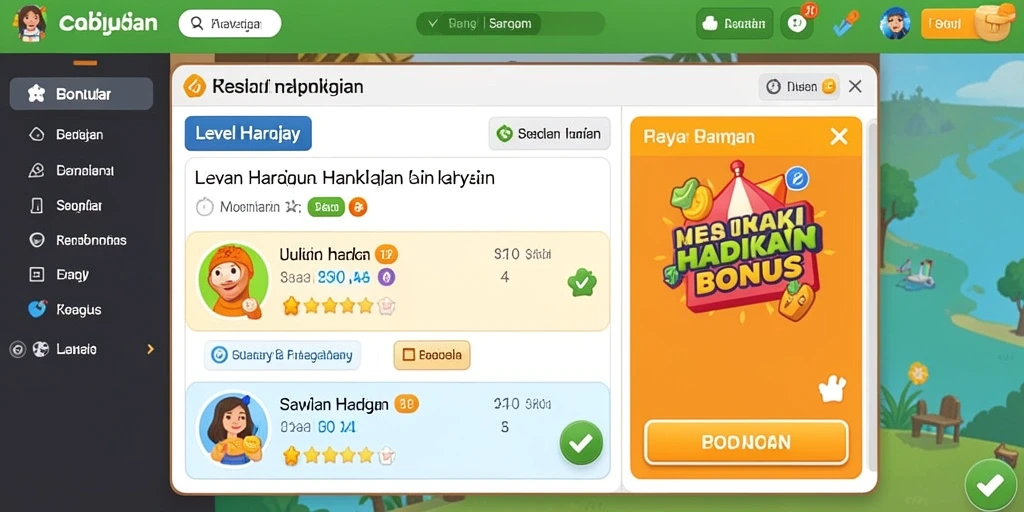 Tangkapan layar dari petualangan seru dalam RSNVIP7.