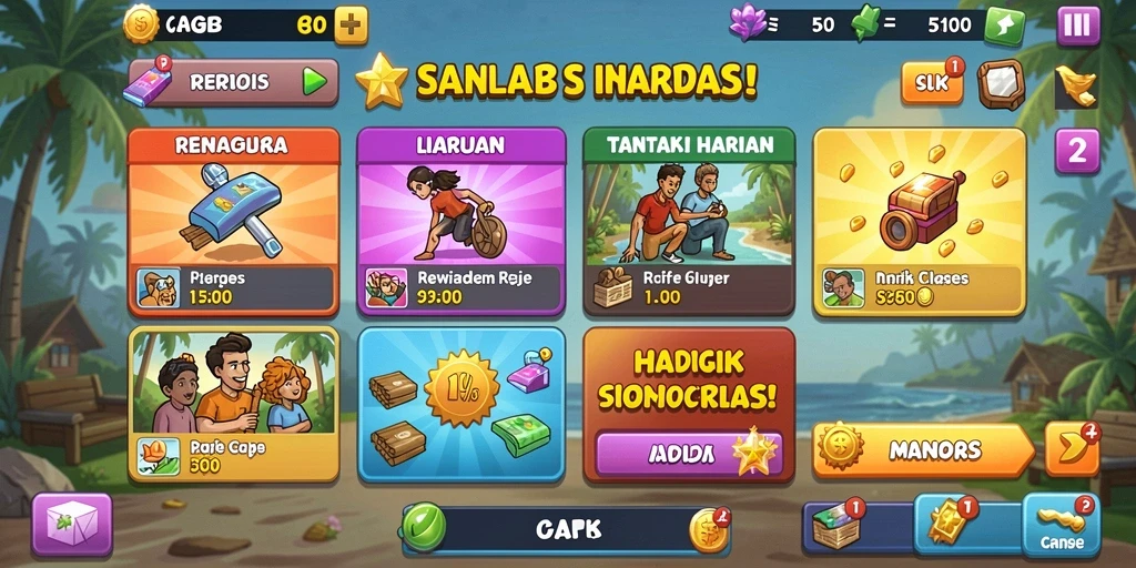 Tampilan utama SIKAT88 dengan grafis yang menarik.