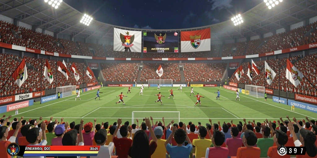Screenshot menampilkan karakter utama dalam misi petualangan.