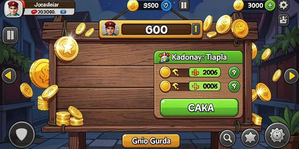 Screenshot menunjukkan karakter utama dalam aksi bertarung.